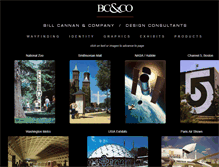 Tablet Screenshot of billcannandesign.com
